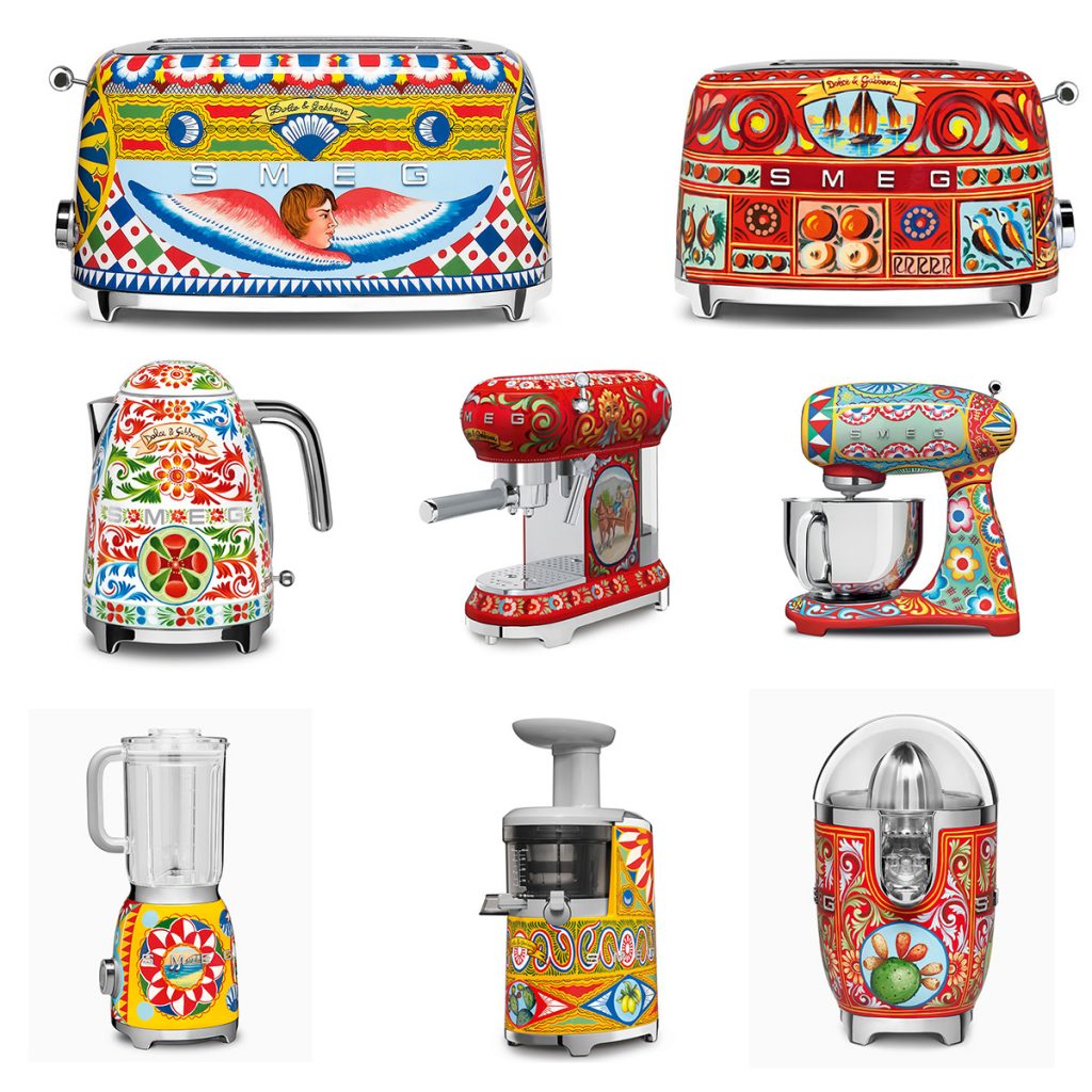 Spruce up your kitchen countertop with Dolce amp Gabbana appliances